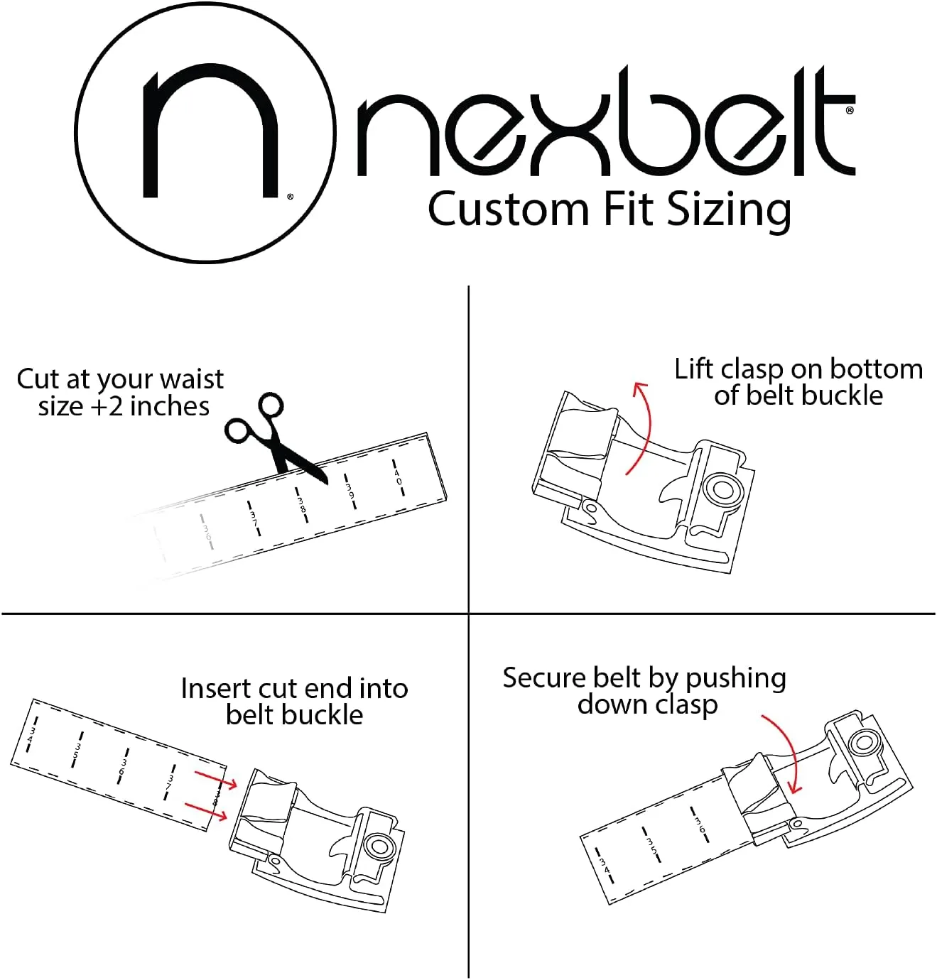 Nexbelt Men's Braided Ratchet Golf Belt – Adjustable, Stretch Fit – For Casual Wear & Golfing (Fits up to 50")
