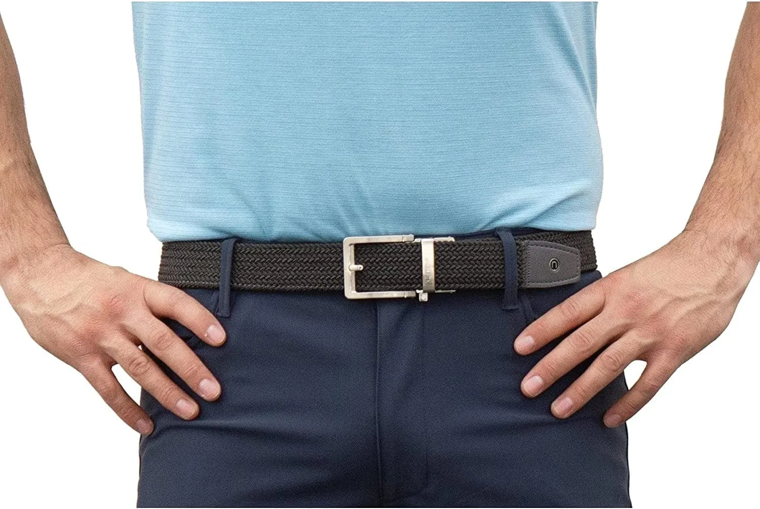 Nexbelt Men's Braided Ratchet Golf Belt – Adjustable, Stretch Fit – For Casual Wear & Golfing (Fits up to 50")