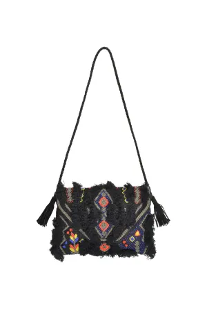 Night Sky Hand Beaded Embellished Bag
