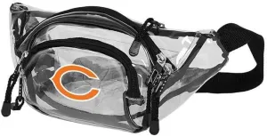 Northwest NFL Chicago Bears 'Transport' Clear Waist Bag, Clear, 13 x 5 x 5 inches