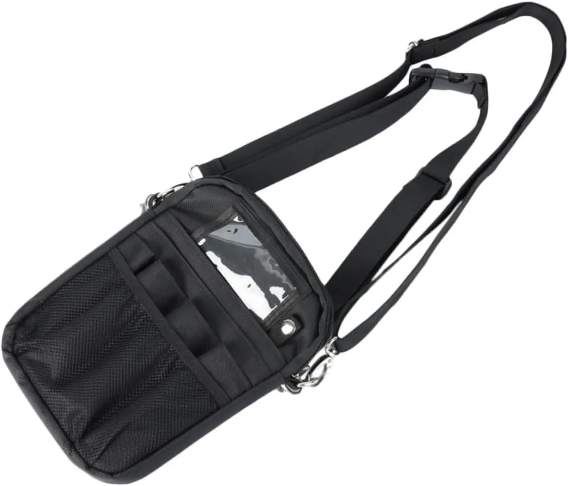 Nursing Belt Organizer Multi Compartment Waist Bag for Medical Professionals Lightweight and Tear Resistant Cross Body Pouch with Mesh Pocket for Healthcare Workers