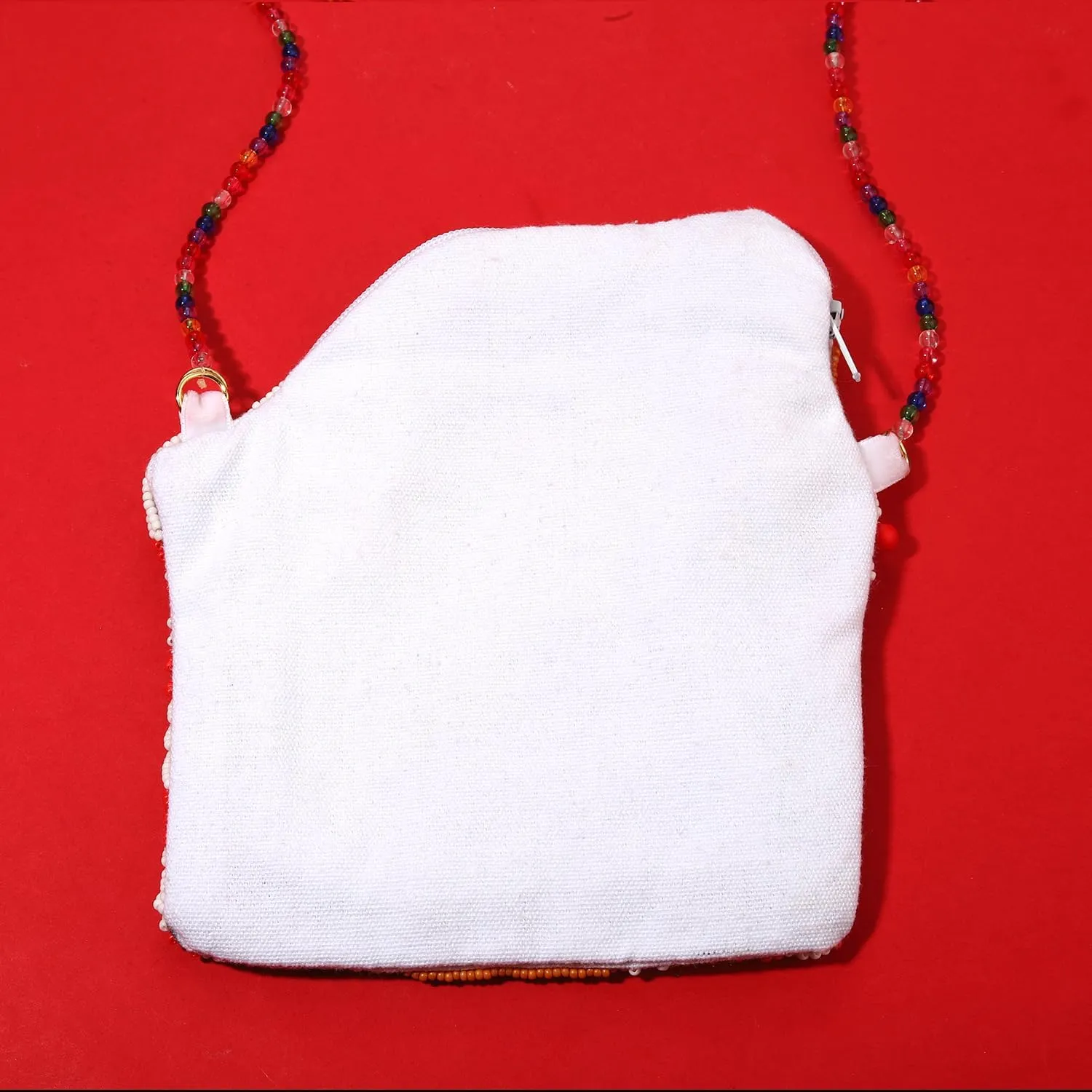 NVENF Christmas Purse Crossbody Bag for Women Beaded Christmas Tree Reindeer Boot Shoulder Bag Holiday Accessories Gifts