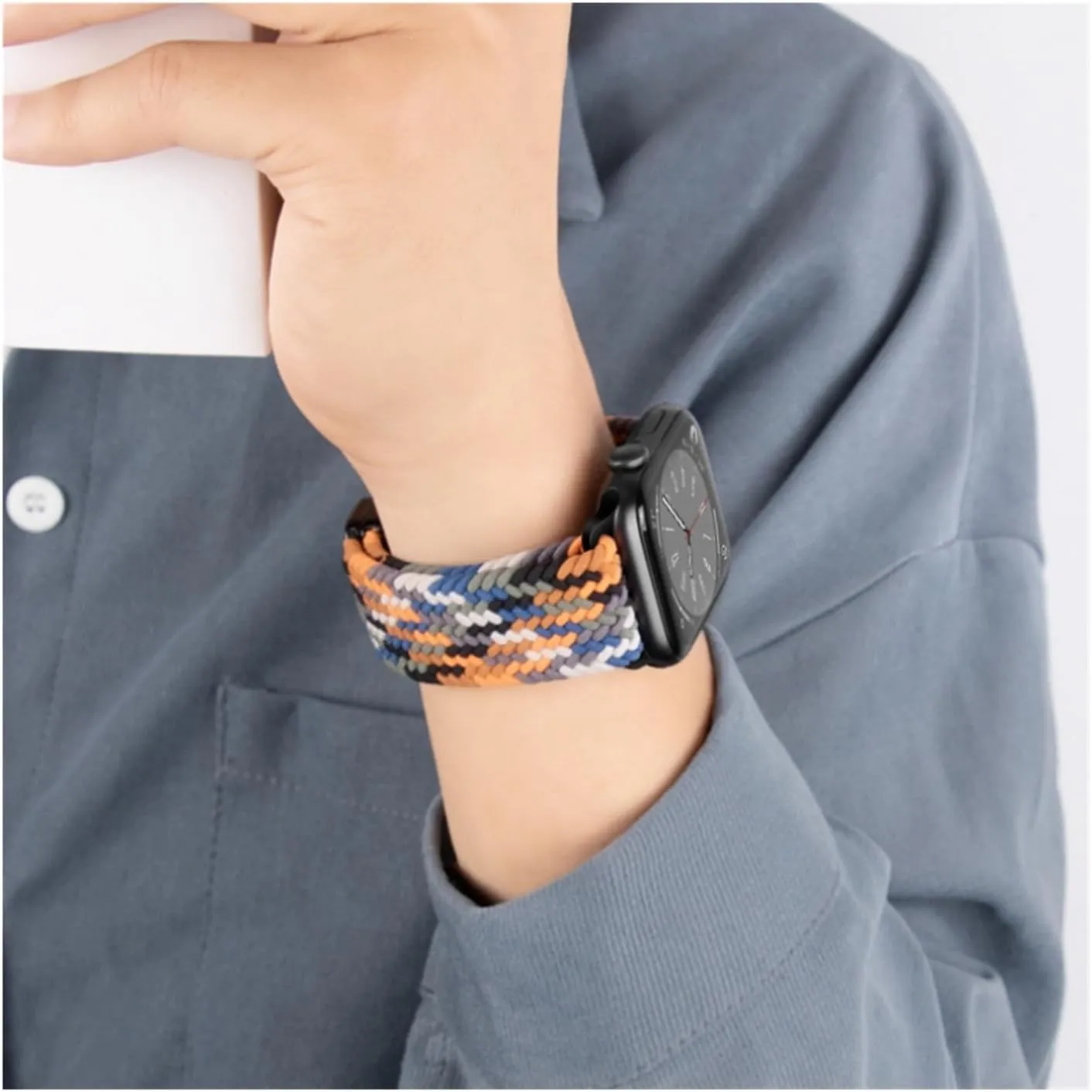 Nylon Braided Strap for Huawei Watch Fit 3/4/4pro Adjustable Comfortable Band for Huawei Watch Fit 4 pro Bracelet belt