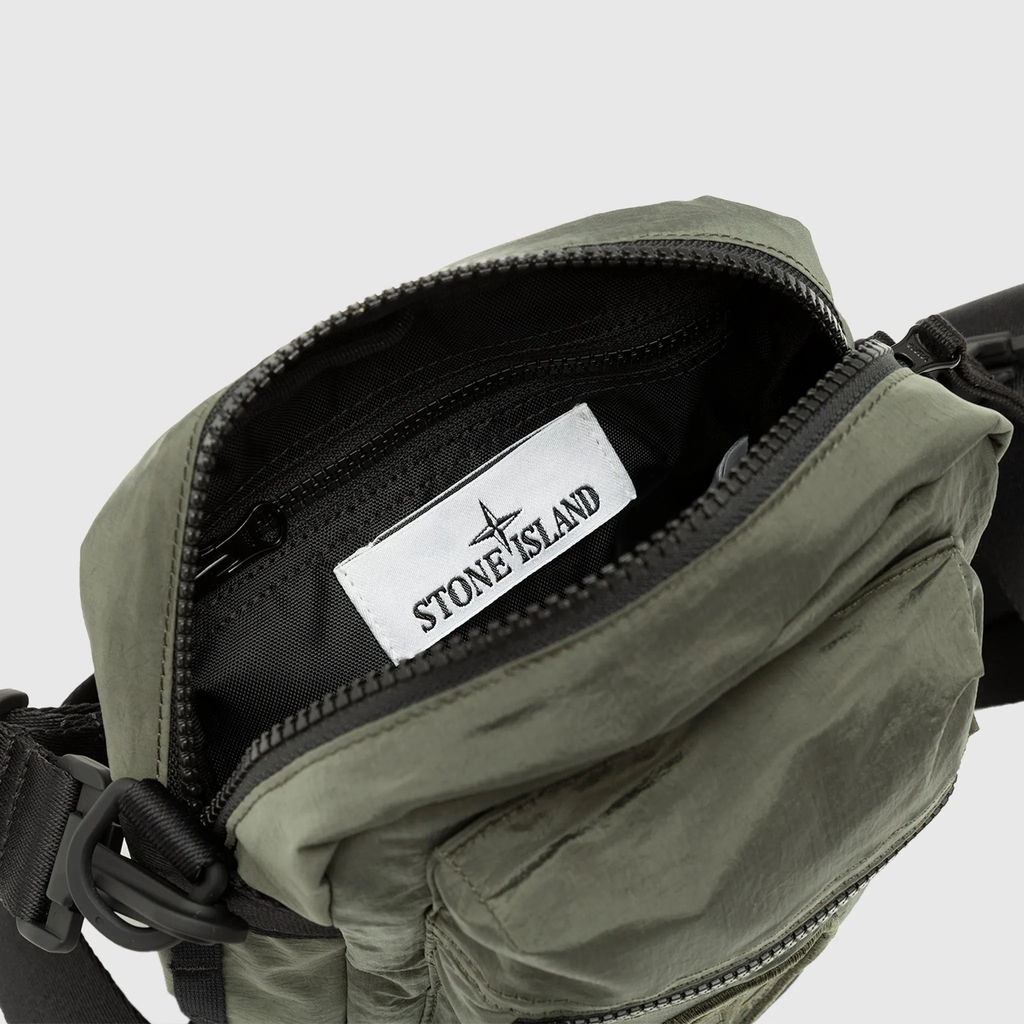 NYLON METAL IN ECONYL® CROSS BODY BAG