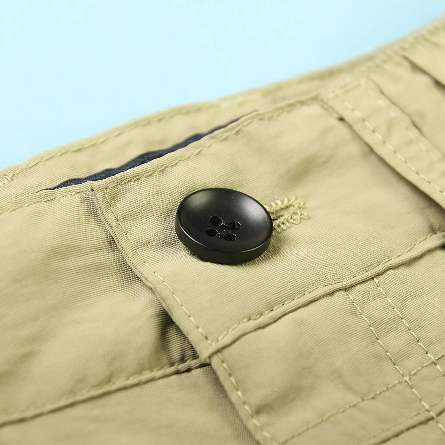 OCHENTA Boys Quick Dry Cargo Shorts Elastic Waist Athletic Shorts for Outdoor Hiking Camping Fishing