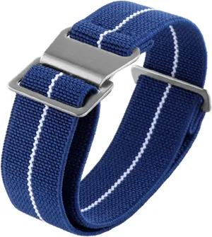 Onthelevel French Troops Parachute Bag for Nylon Elastic Belt Watchband 18mm 20mm 22mm Watch Strap