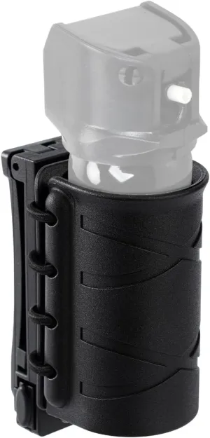 Open Top OC/Mace Spray Holster for Duty Belt/Vest Quick Release Pepper Spray Case MK3/MK4 Canister Holder Polymer Carrier Sheath for Law Enforcement Police Security Prison/Corrections Officer