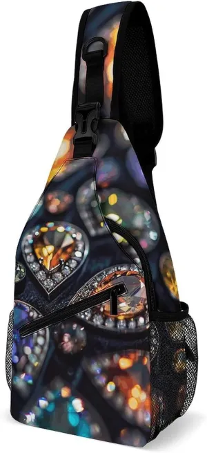 Oranges And Lemons Crossbody Bag, Sling Bag, Sling Backpack, Belt Bags for Travel Outdoors Hiking