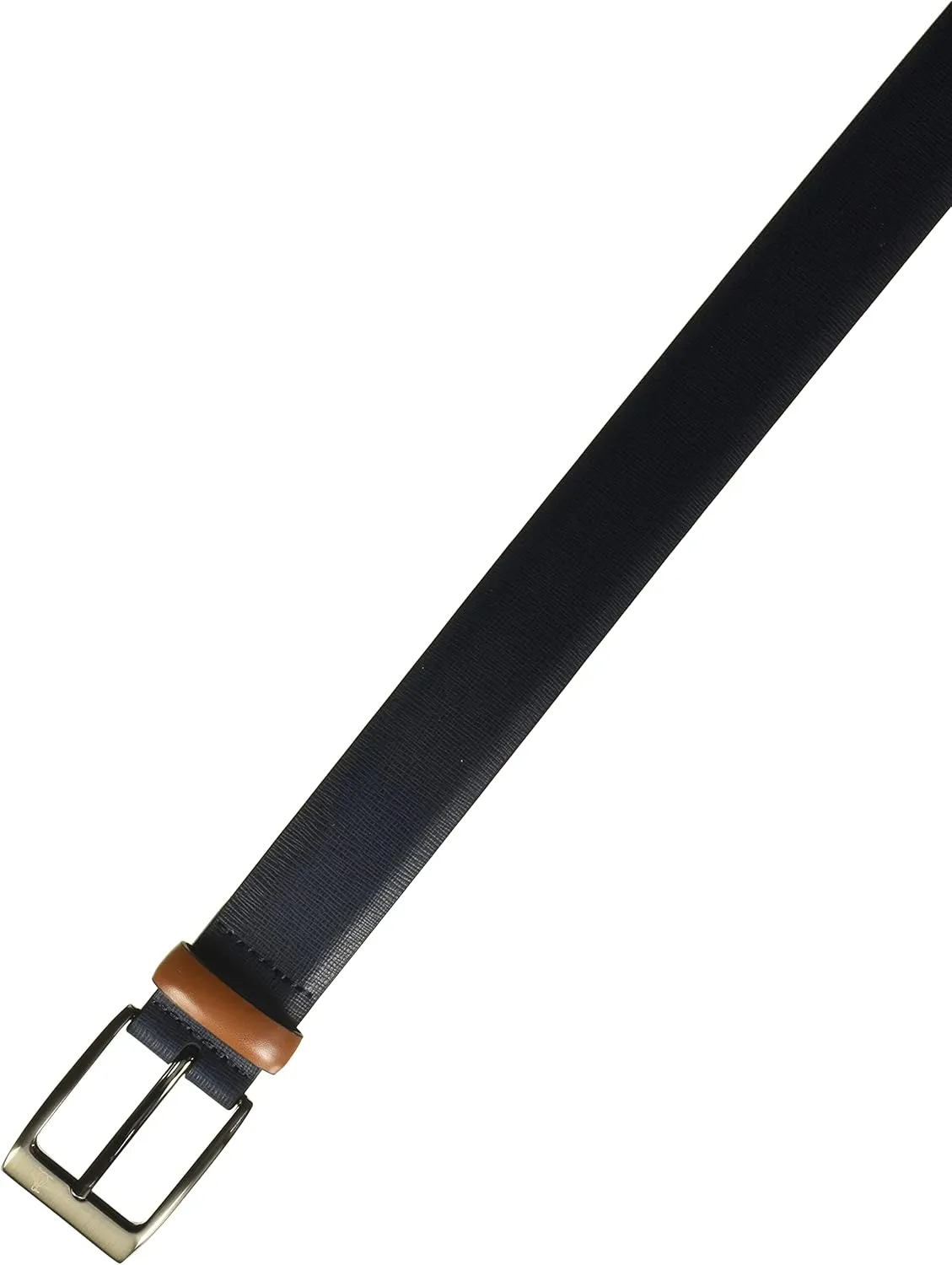 Original Penguin Men's 32mm Saffiano Leather Belt