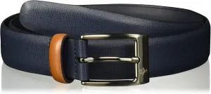 Original Penguin Men's 32mm Saffiano Leather Belt