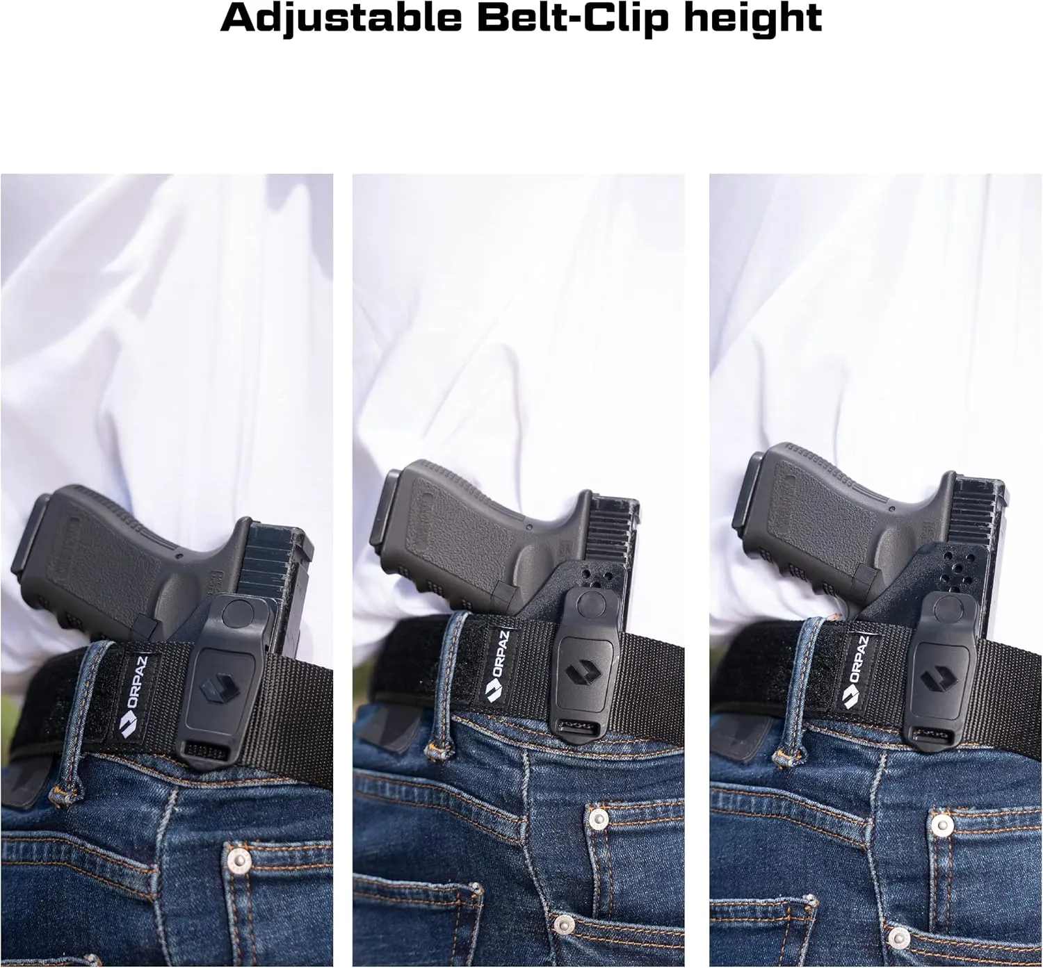 Orpaz EVO Sig Sauer P365 Holster Compatible with Sig Sauer P365, Dual-carry Holster that Provides Multiple Options to Suit your Needs - IWB or OWB - Will Secure your Handgun with a Tactical Appearance