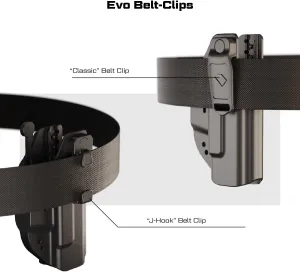 Orpaz EVO Sig Sauer P365 Holster Compatible with Sig Sauer P365, Dual-carry Holster that Provides Multiple Options to Suit your Needs - IWB or OWB - Will Secure your Handgun with a Tactical Appearance