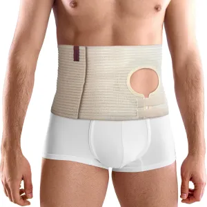ORTONYX Abdominal Ostomy Belt for Men and Women for Post-Operative Care After Colostomy ileostomy Surgery, Adjastable Stoma Bag Hole