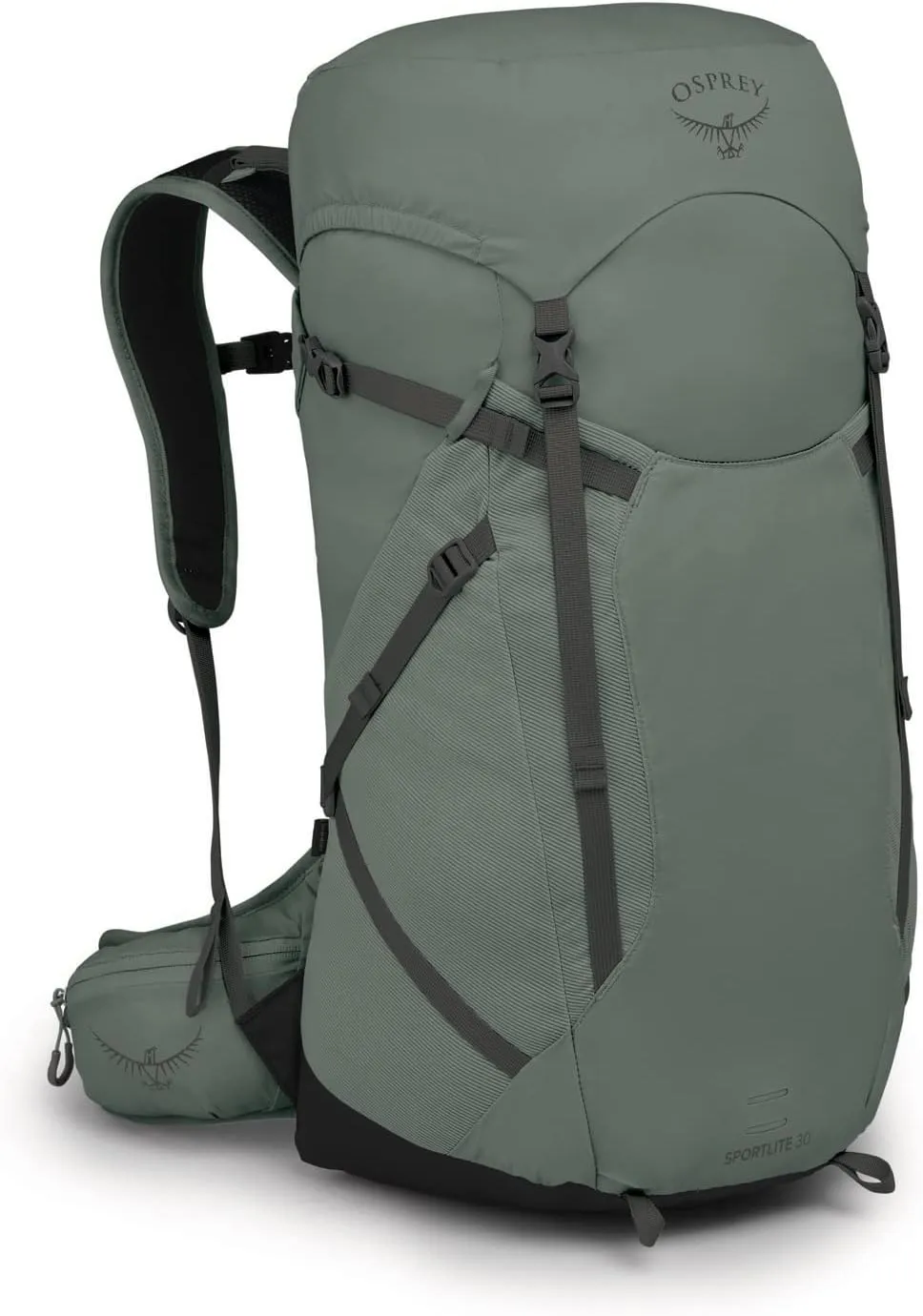 Osprey Sportlite 30L Unisex Hiking Backpack, Pine Leaf Green, M/L