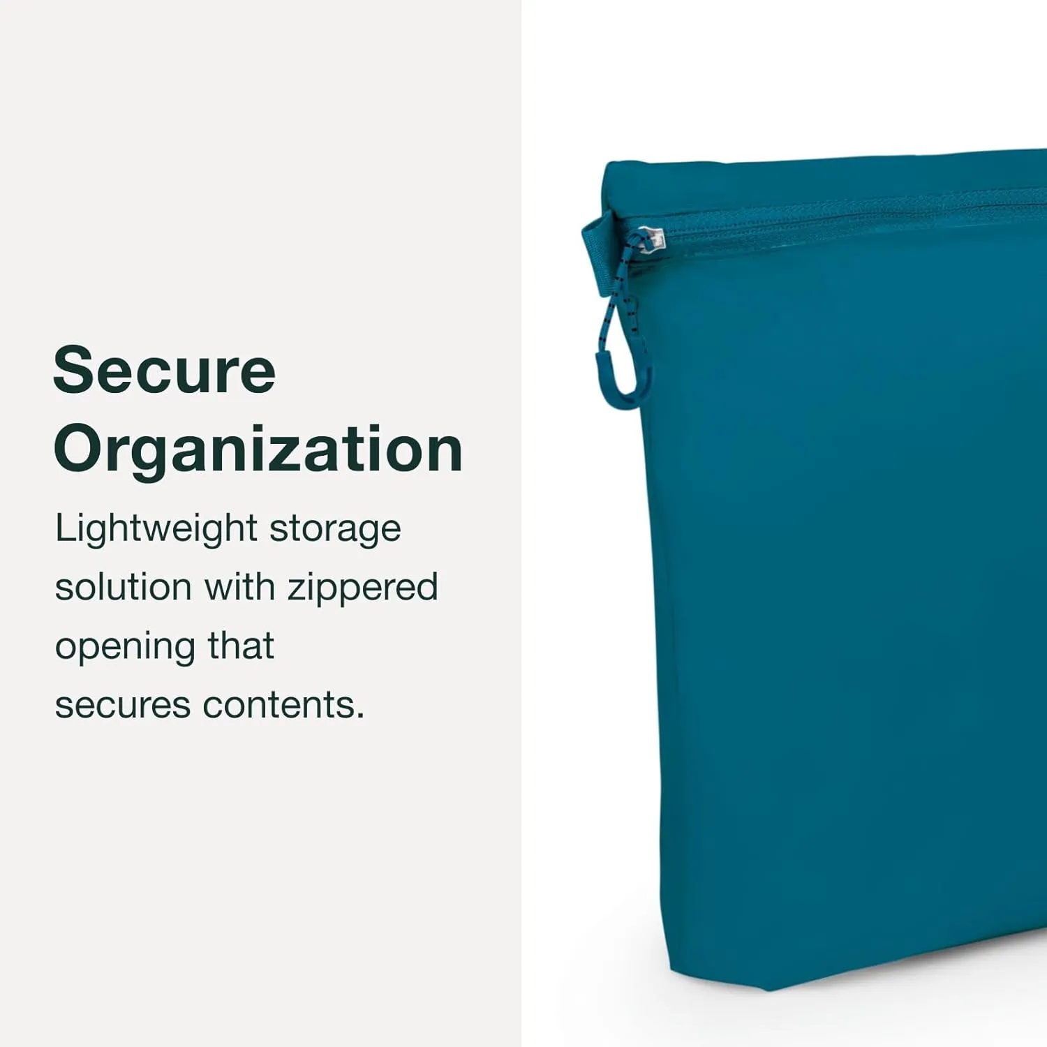 Osprey Ultralight Zipper Pouch, Black, Large
