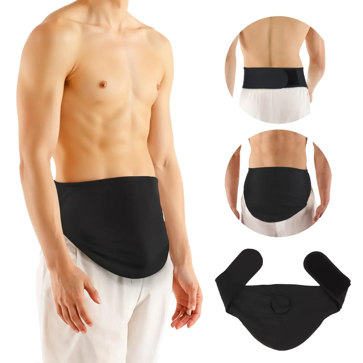 Ostomy Belt for Men & Women | Colostomy Ostomy Bag Covers for Sports | Stealth Ileostomy Belt | Ostomy Bag Cover | Ostomy Wrap Abdomen | Inner Pocket to Hold Ostomy Pouch (Small)