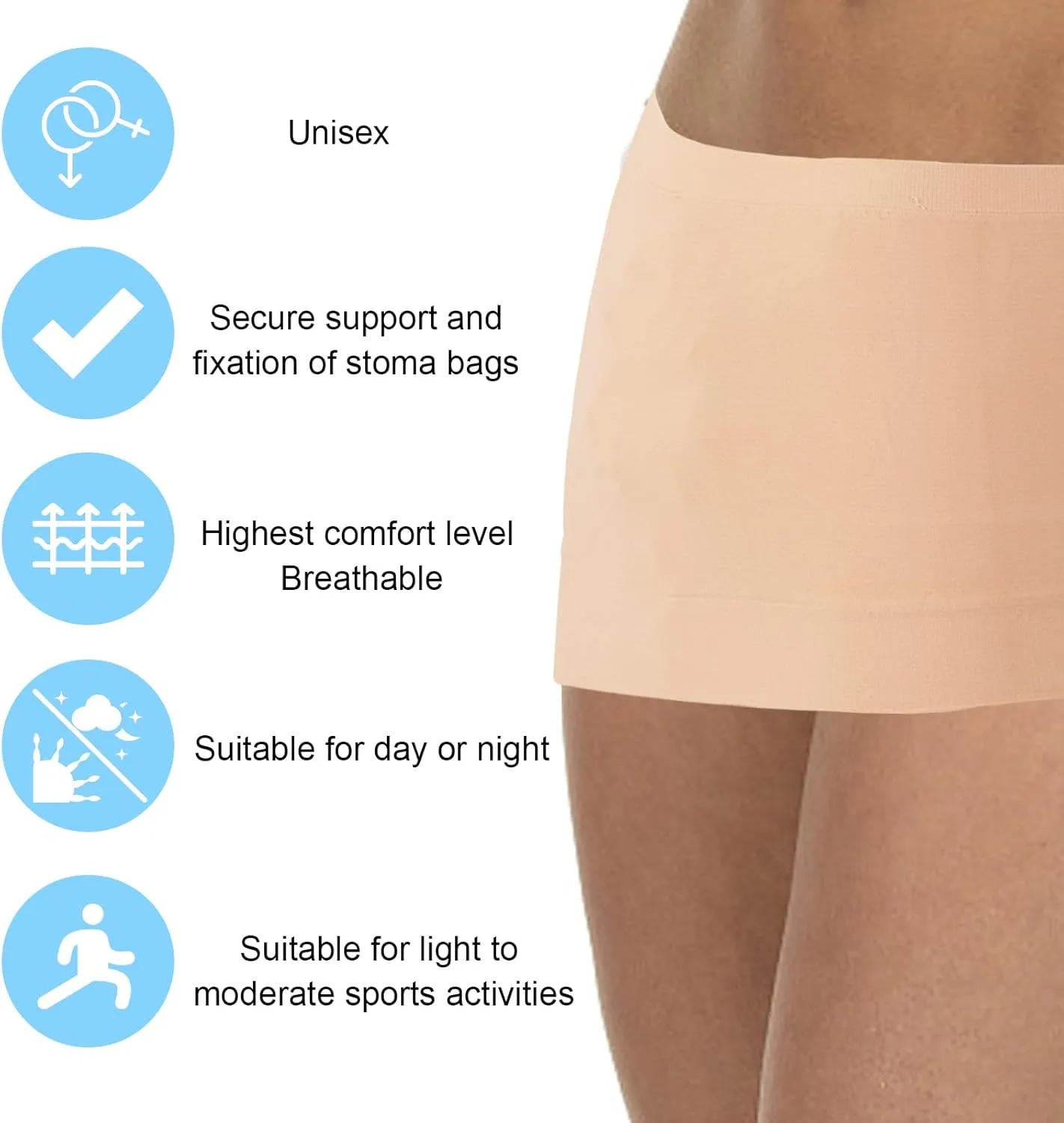 Ostomy Belt for Women | Stealth Ostomy Support Belt | Ostomy Wrap | Ostomy Bag Covers | Ostomy Underwear for Women