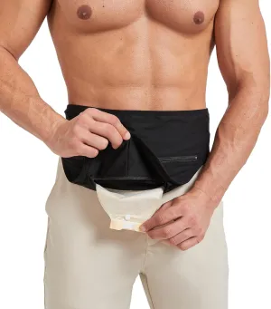 Ostomy Belts for Men Women, Ostomy Bag Cover for Keeping Ostomy Bag in Place, Stealth Colostomy Support Belt Ostomy Wrap for Swimming Outdoor Activities (L)