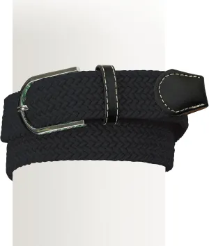 Ovation Braided Stretch Belt - Black (Small)
