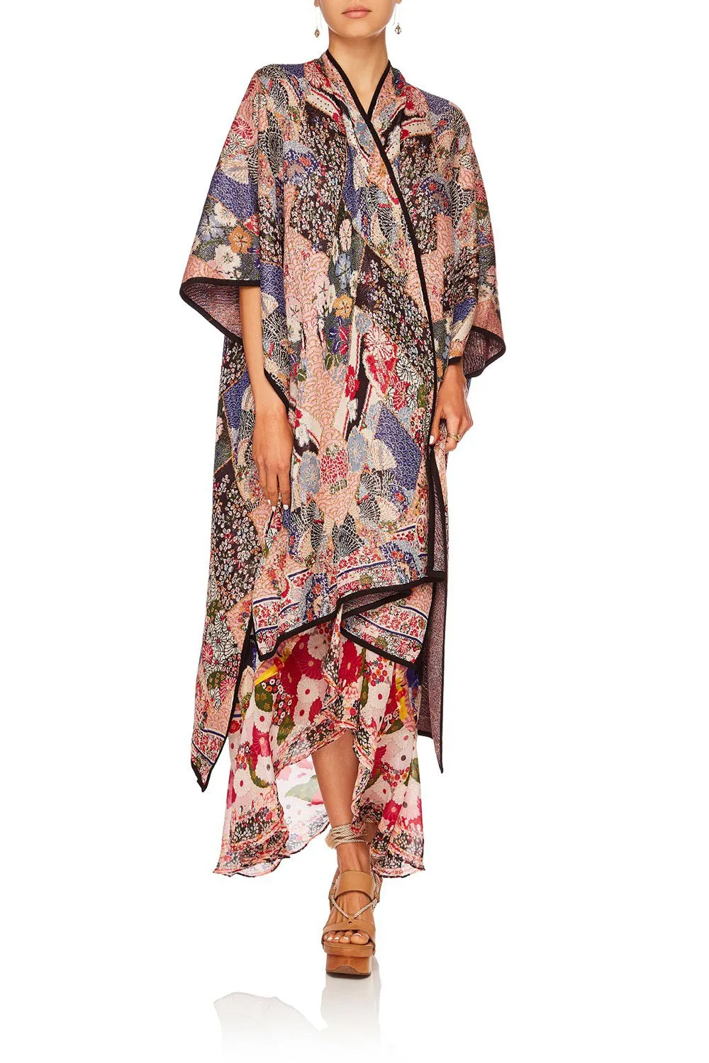 OVERSIZED THROWOVER PONCHO POSTCARDS FROM MARS