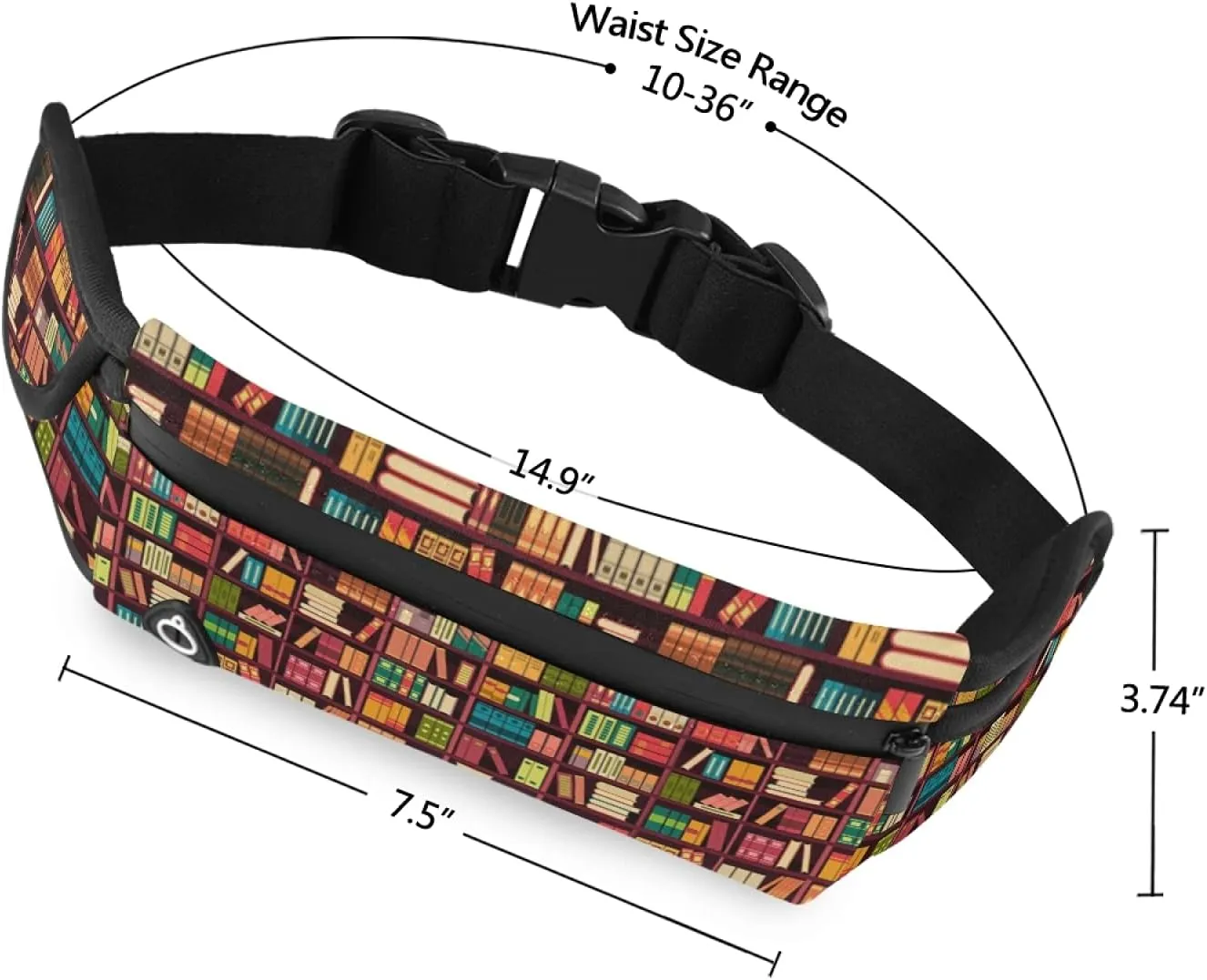 Oyihfvs Adjustable Running Belt, Fanny Pack Waist Pack, Runners Bag, Sports Hiking Fitness Exercise Gym Pouch for Women Men Accessories