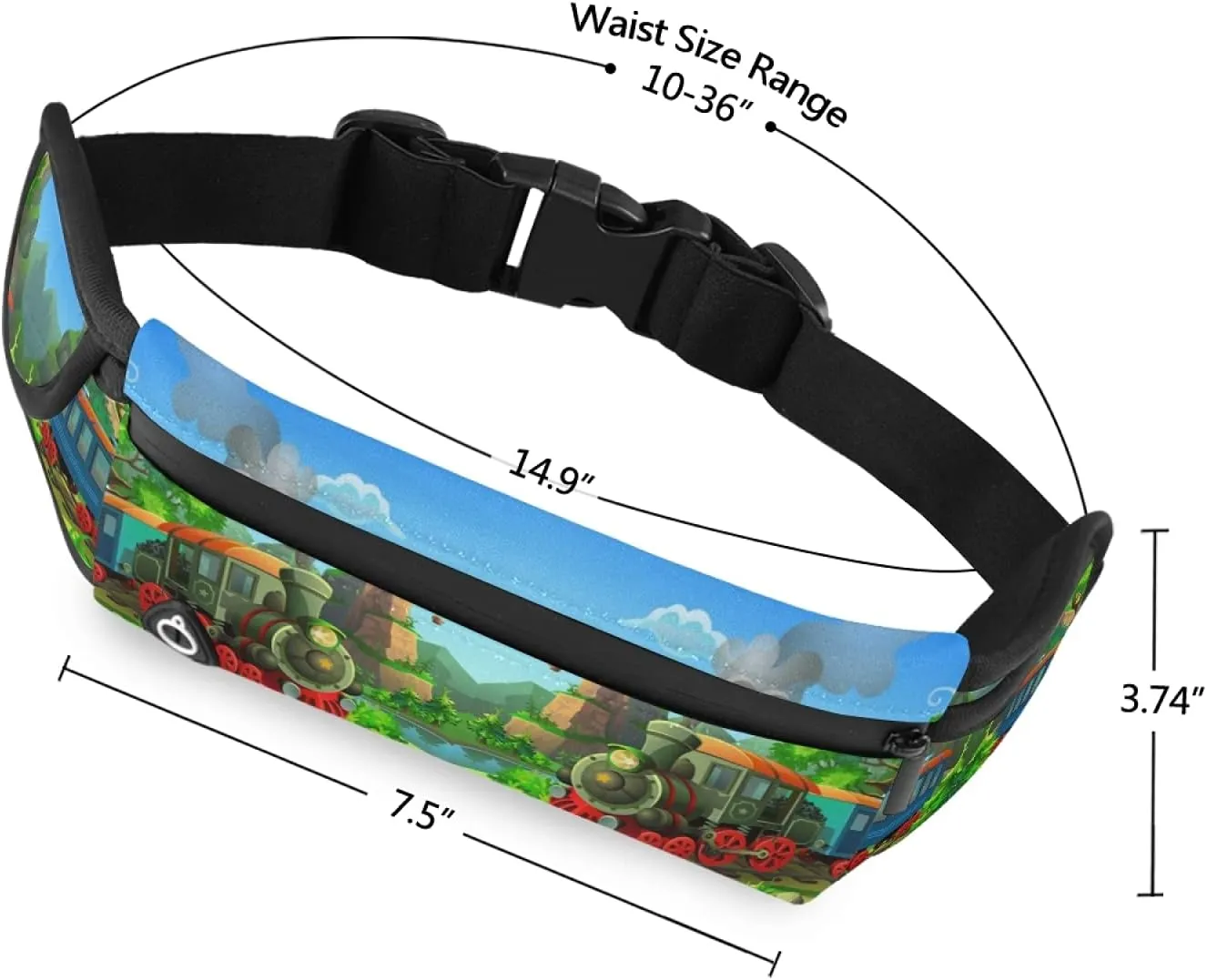 Oyihfvs Adjustable Running Belt, Fanny Pack Waist Pack, Runners Bag, Sports Hiking Fitness Exercise Gym Pouch for Women Men Accessories