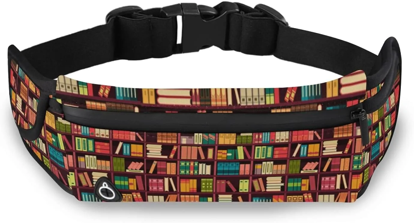 Oyihfvs Adjustable Running Belt, Fanny Pack Waist Pack, Runners Bag, Sports Hiking Fitness Exercise Gym Pouch for Women Men Accessories