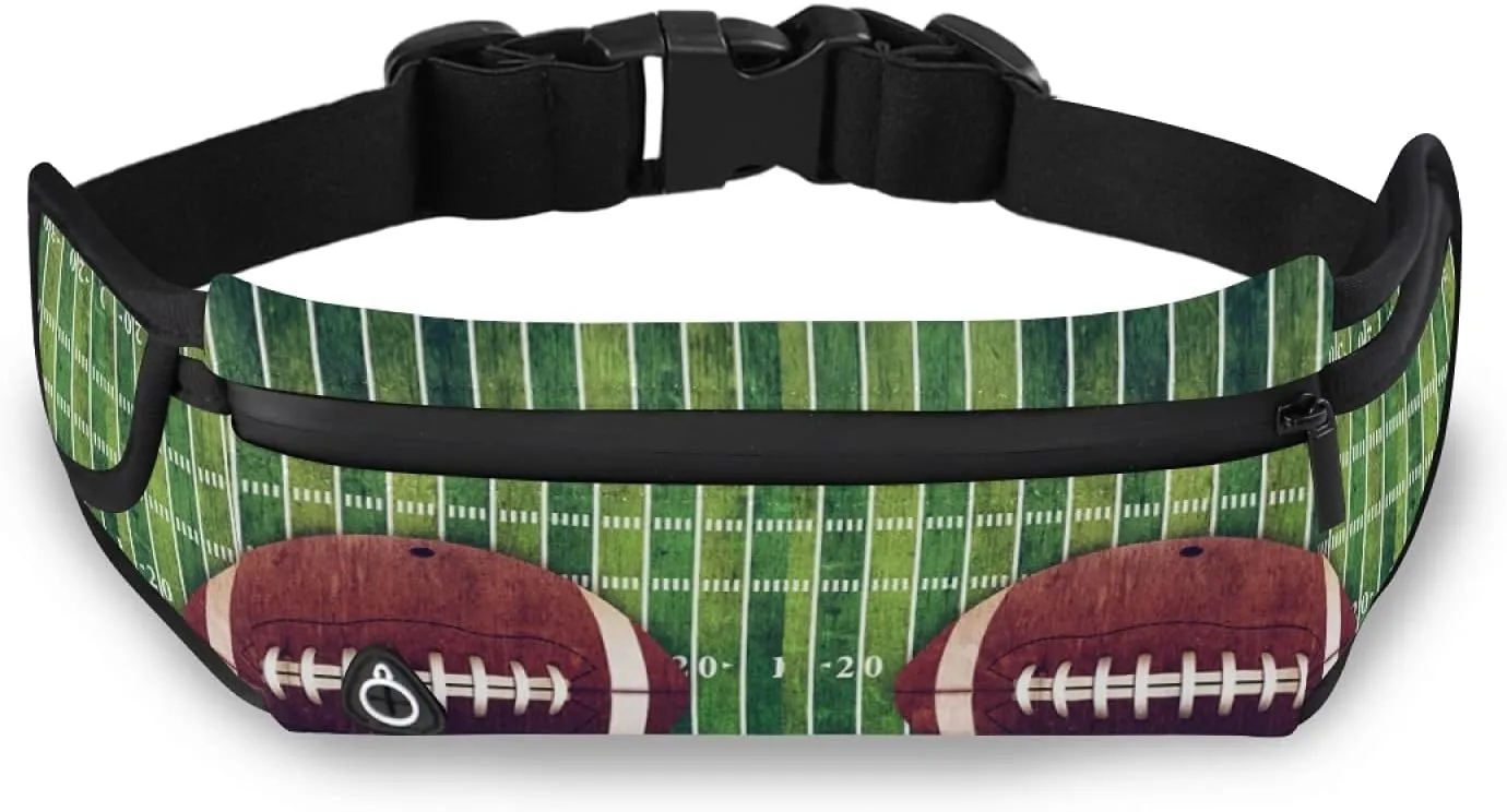Oyihfvs Adjustable Running Belt, Fanny Pack Waist Pack, Runners Bag, Sports Hiking Fitness Exercise Gym Pouch for Women Men Accessories