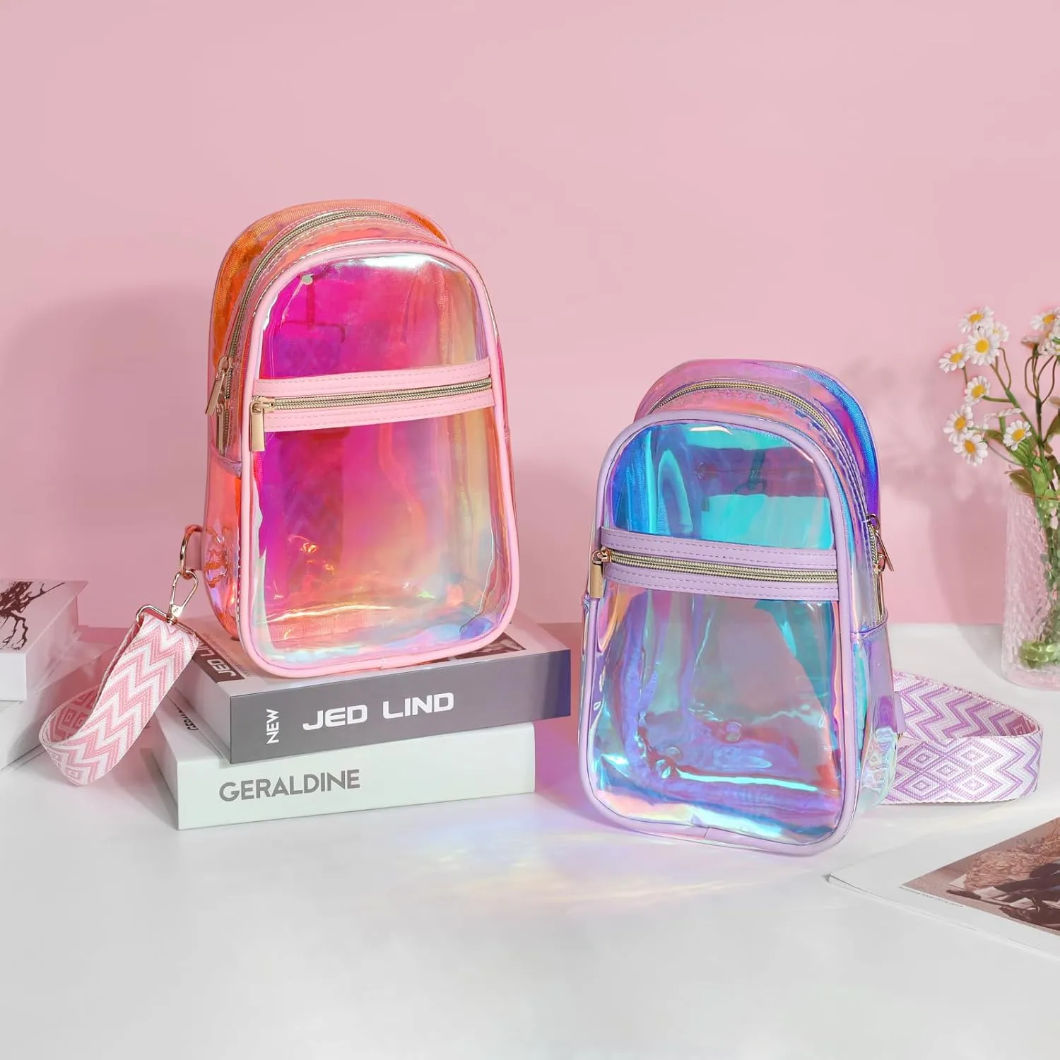PACKISM Clear Bag for Stadium Events - Clear Sling Bag for Sport Concert, Clear Crossbody Bags for Women with Comfortable Strap
