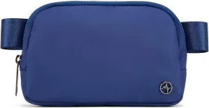 Pander Cross Body Fanny Pack for Women, Fashion Waist Packs, Crossbody Bags, Belt Bag with Adjustable Strap (Blue Perennial).