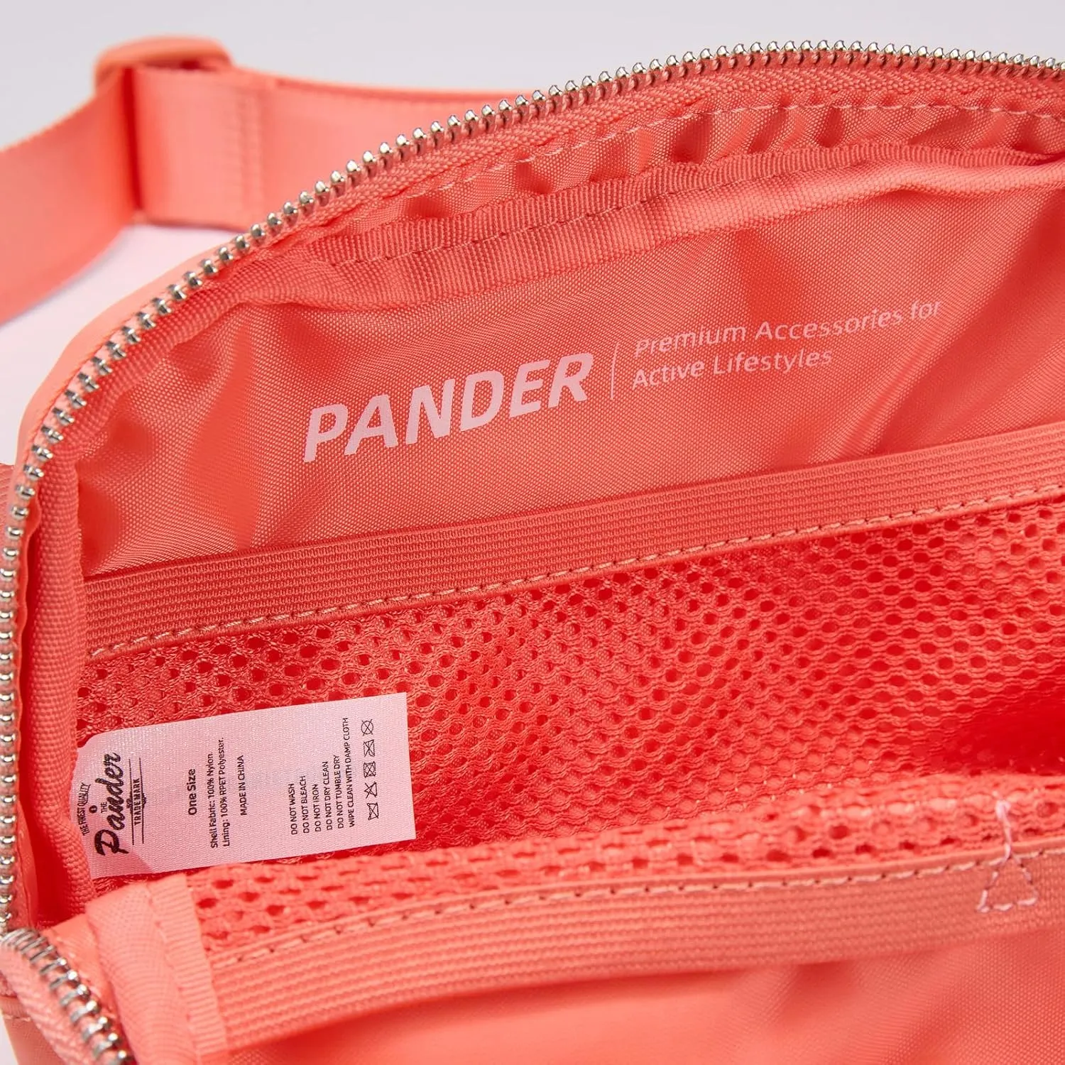 Pander Everywhere Belt Bag for Women, Fashion Waist Packs, Crossbody Bags, Everywhere Belt Bag with Adjustable Strap (Dark Salmon).