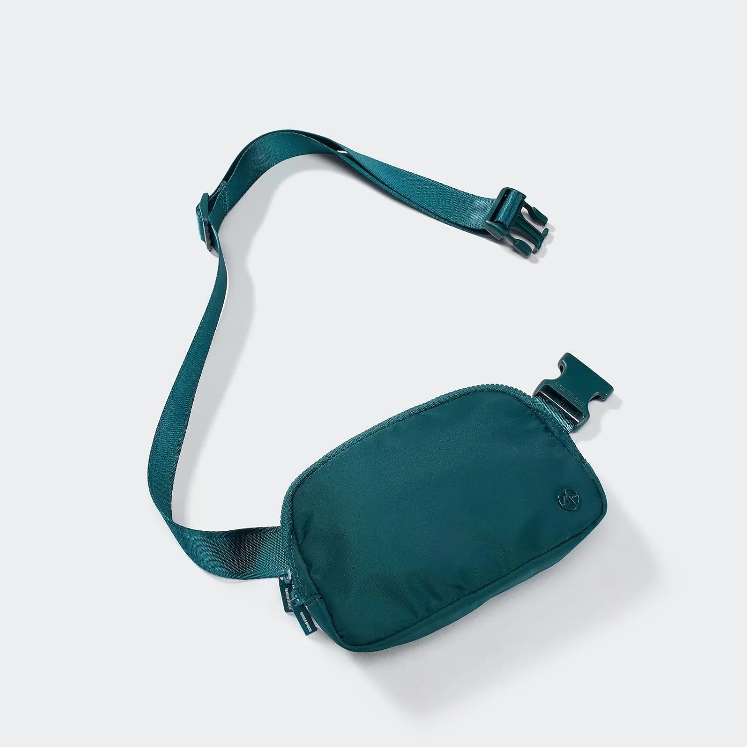 Pander Two Way Zipper Fanny Pack Nylon Everywhere Belt Bag for Women, Water Repellent Waist Packs, Crossbody Bags with Adjustable Strap (Teal Blue).