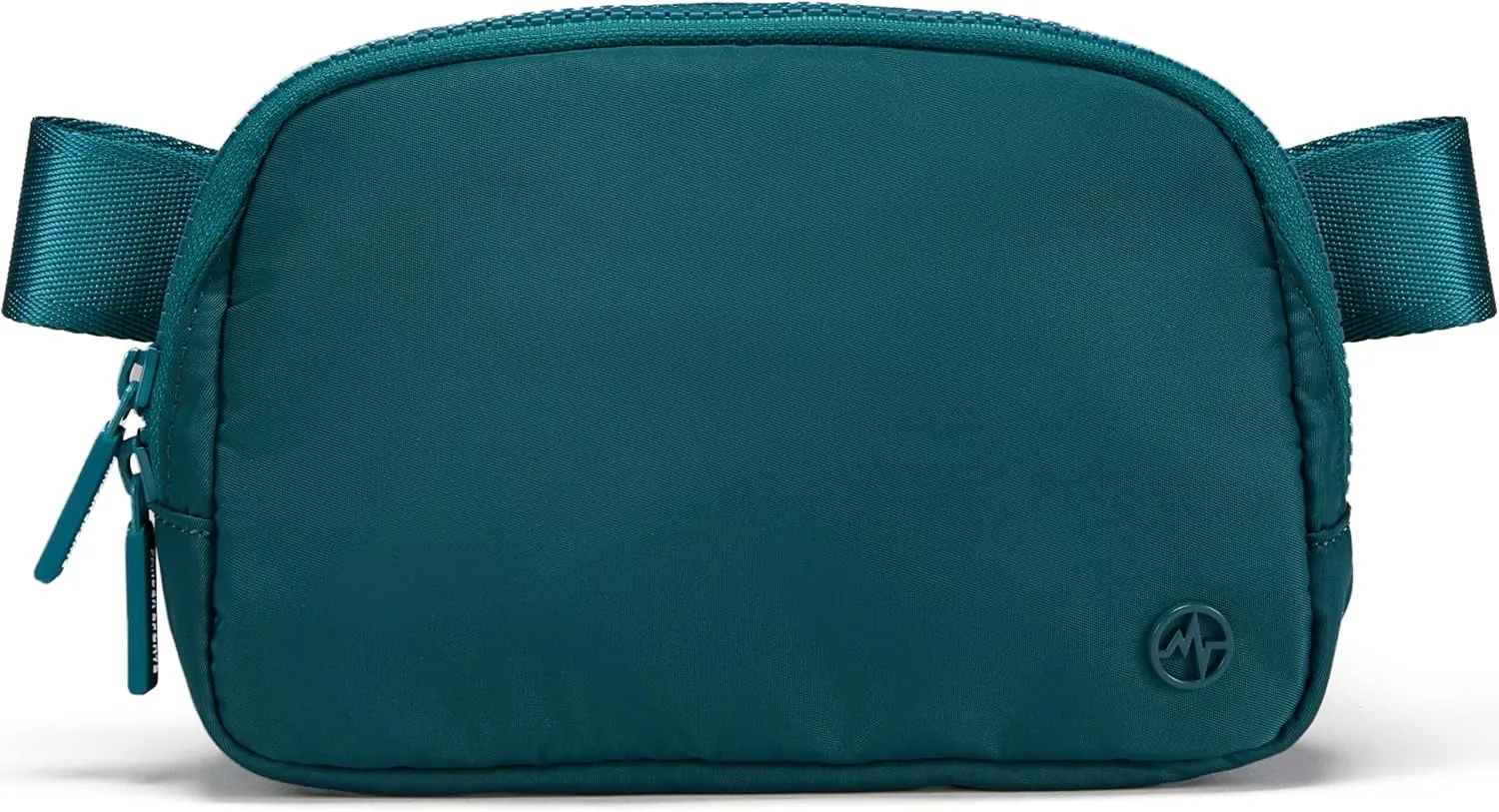 Pander Two Way Zipper Fanny Pack Nylon Everywhere Belt Bag for Women, Water Repellent Waist Packs, Crossbody Bags with Adjustable Strap (Teal Blue).