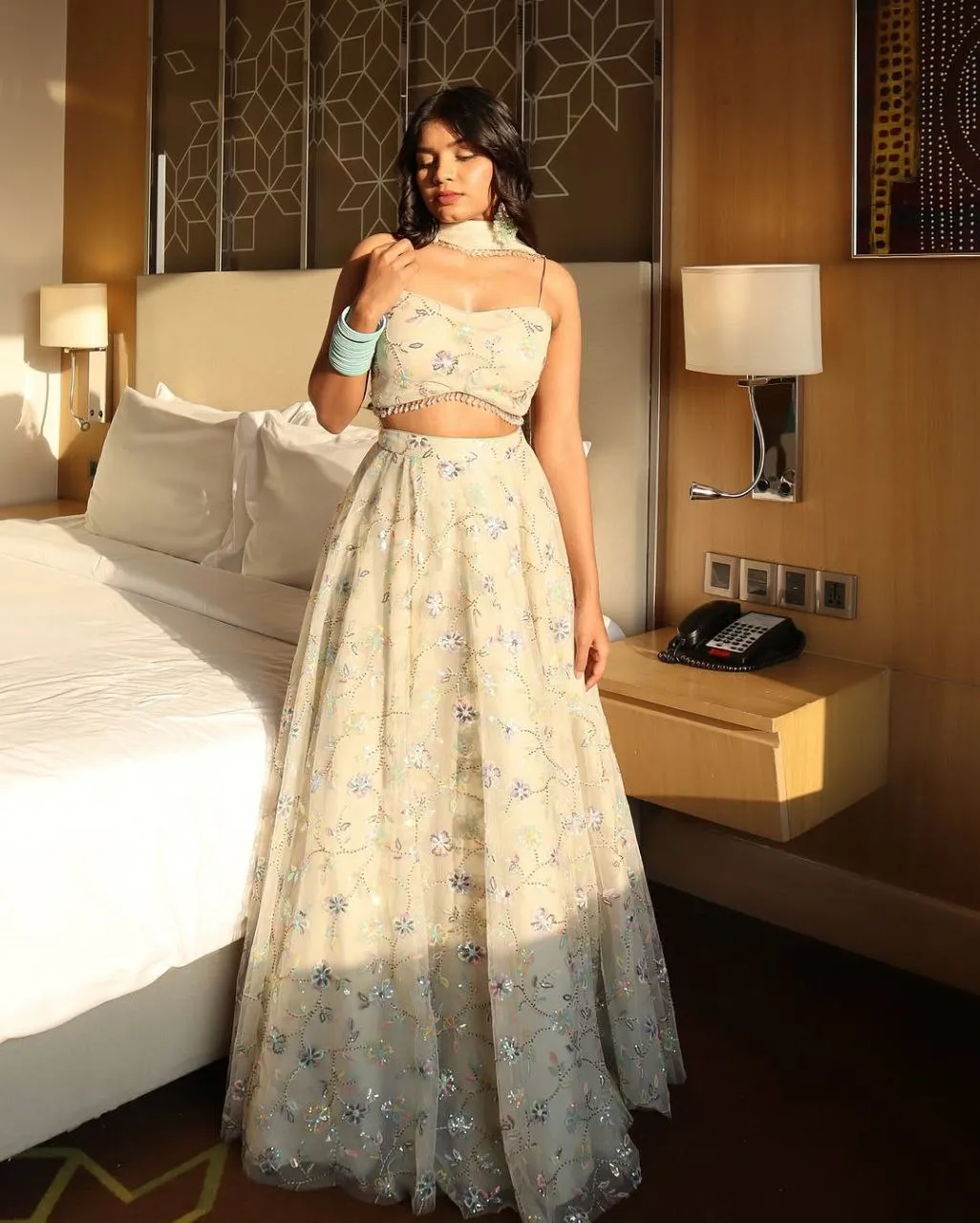 Party Wear Tubby Silk Rainbow Sequence Work Lehenga Choli