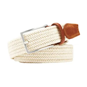 Peter Millar Waxed Braided Belt - Stone*