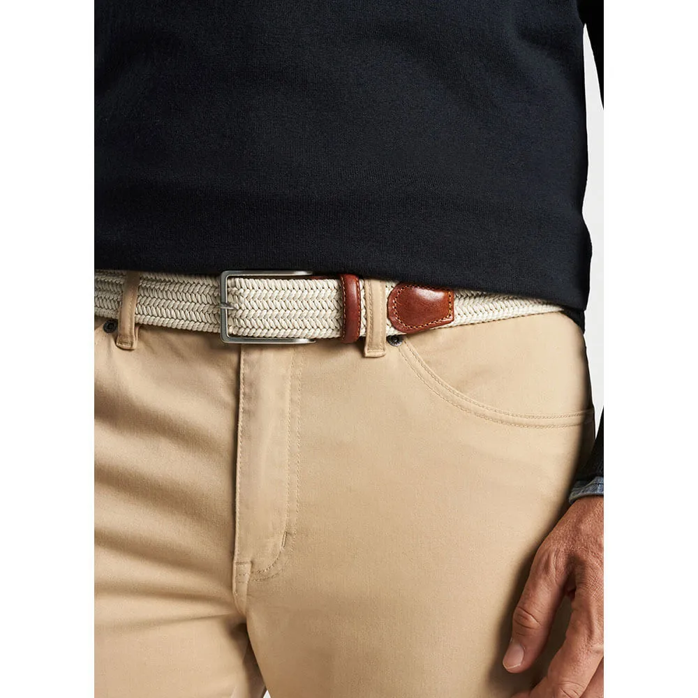Peter Millar Waxed Braided Belt - Stone*