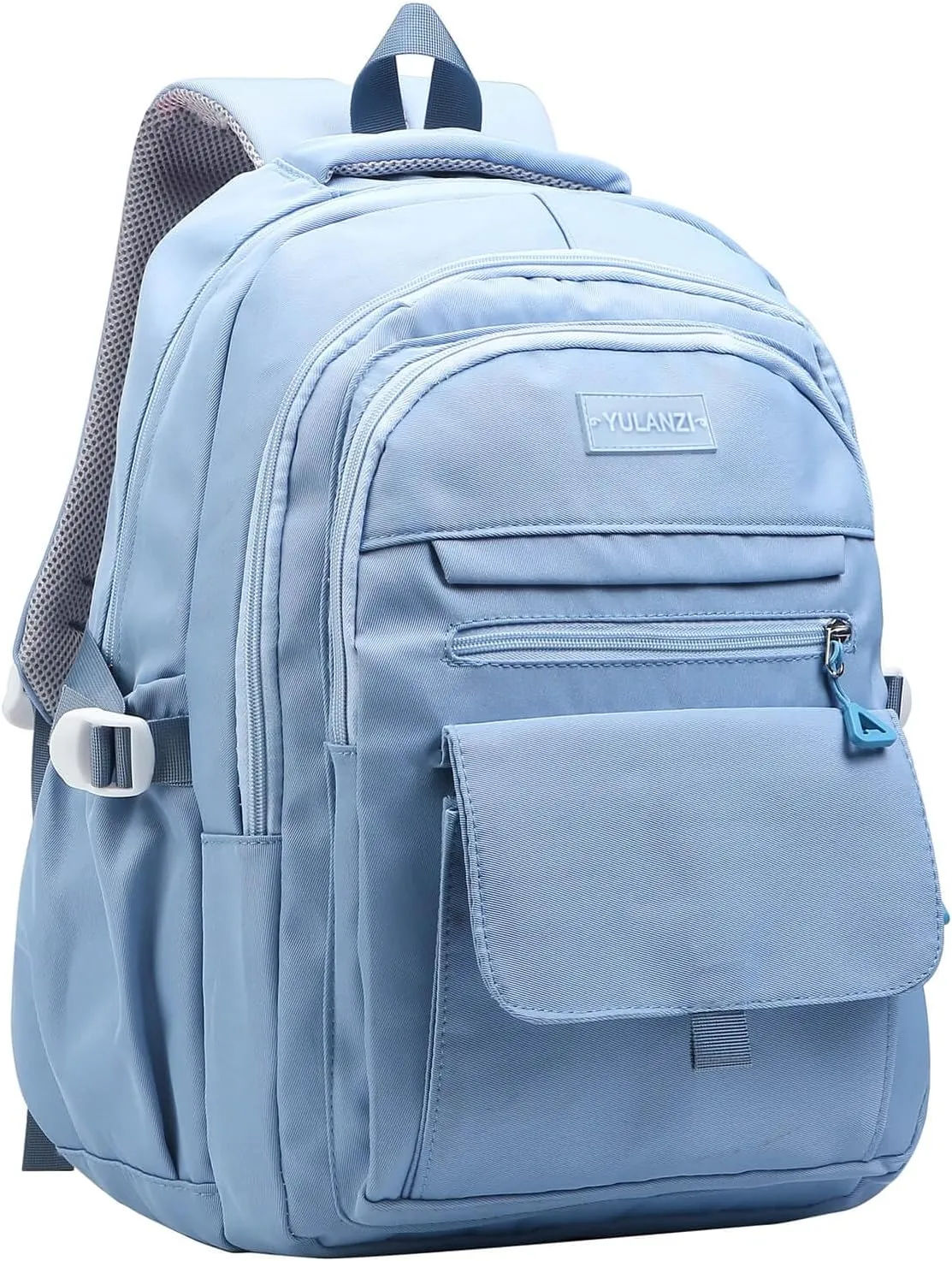 Phaoullzon Teen Girls School Backpack for Boys, College Aesthetic Laptop Bookbag for Women,Blue