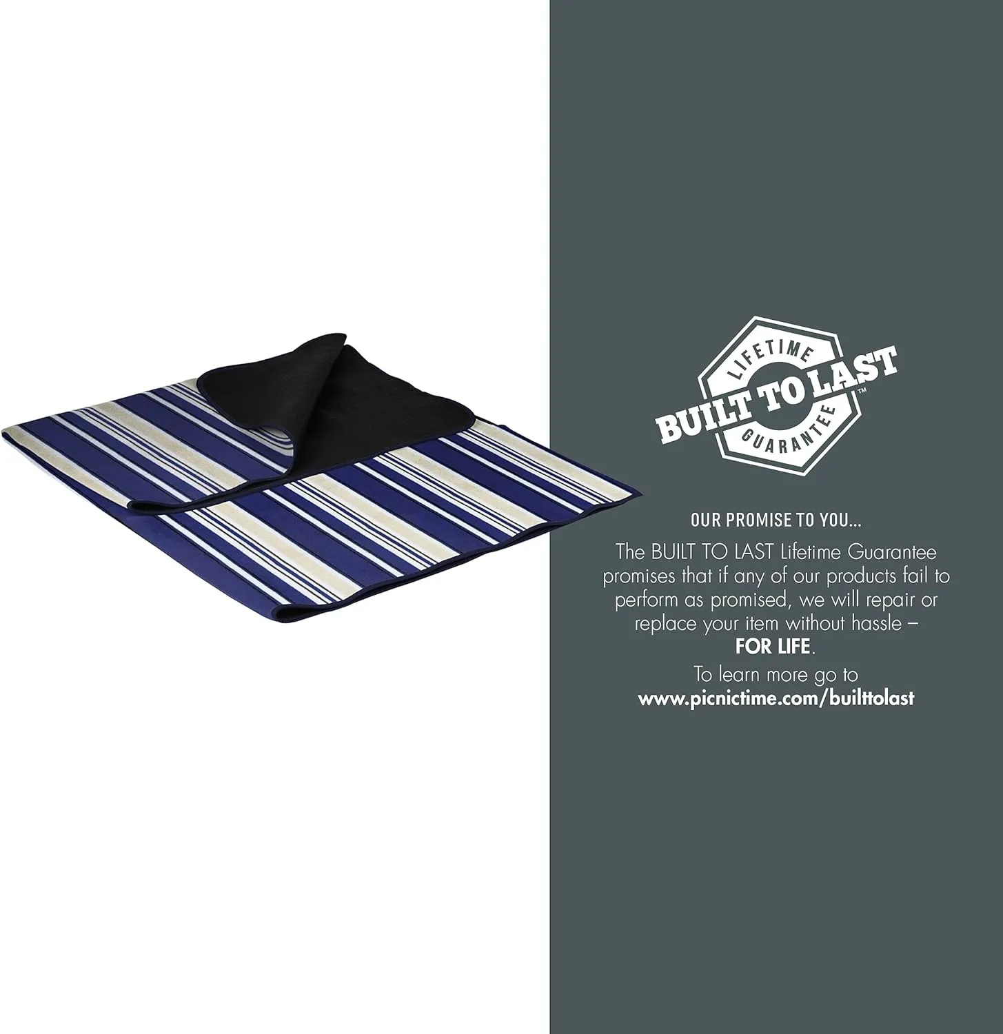 PICNIC TIME Blanket Tote Outdoor Picnic Blanket