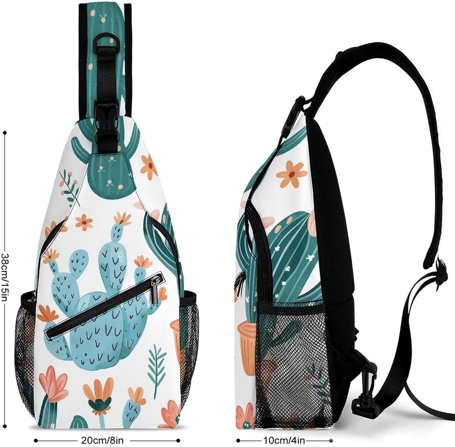 Plant Shape Sling Bag Crossbody Bags Cross Body Bag Fanny Packs Chest Bags Sling Purses for Travel