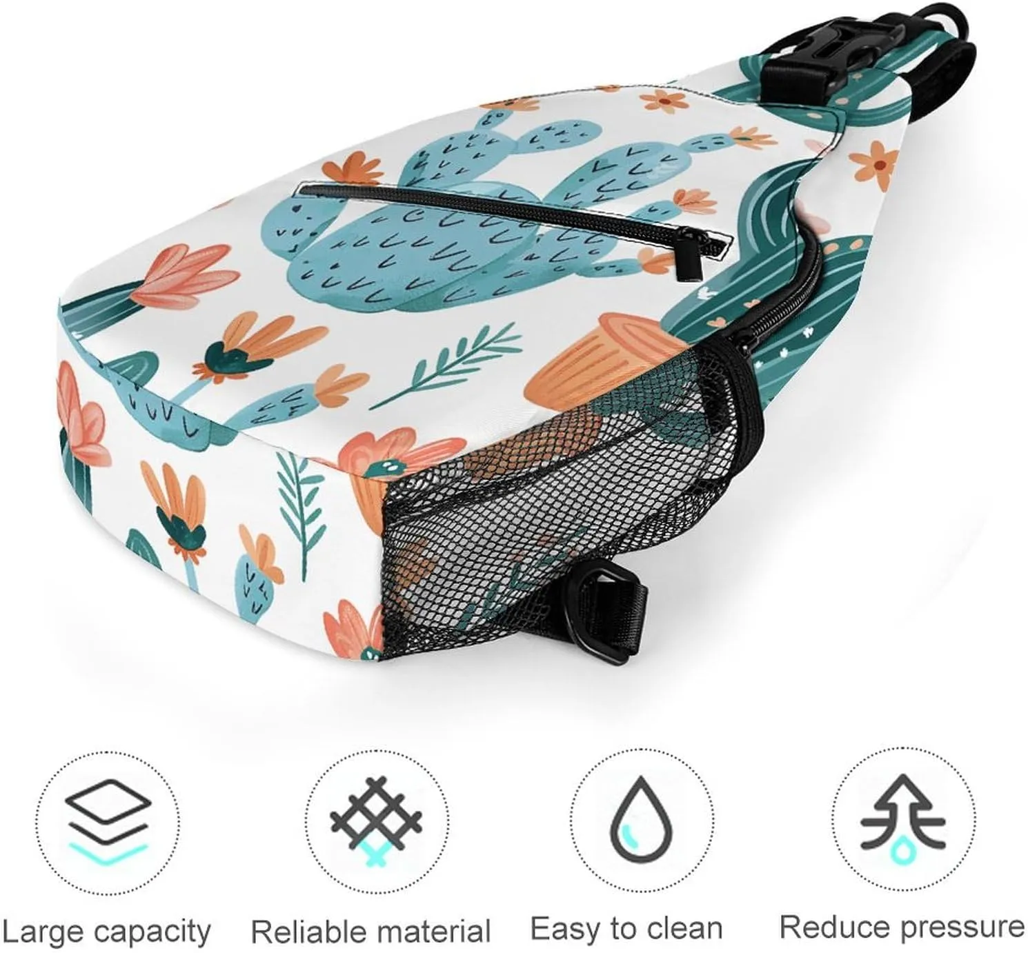 Plant Shape Sling Bag Crossbody Bags Cross Body Bag Fanny Packs Chest Bags Sling Purses for Travel
