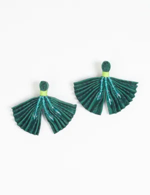 PLEATED EARRINGS 153