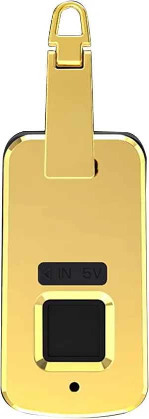 Portable Fingerprint Padlock USB Recharge Anti-Theft Travel Luggage Padlock for Travel for Case Handbag Suitcase Backpac