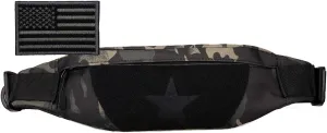 Protector Plus Tactical Running Waist Pack Belt Military Fitness Fanny Bag Sling Hip Bumbag MOLLE Army Lumbar Gear Pocket (Patch Included)