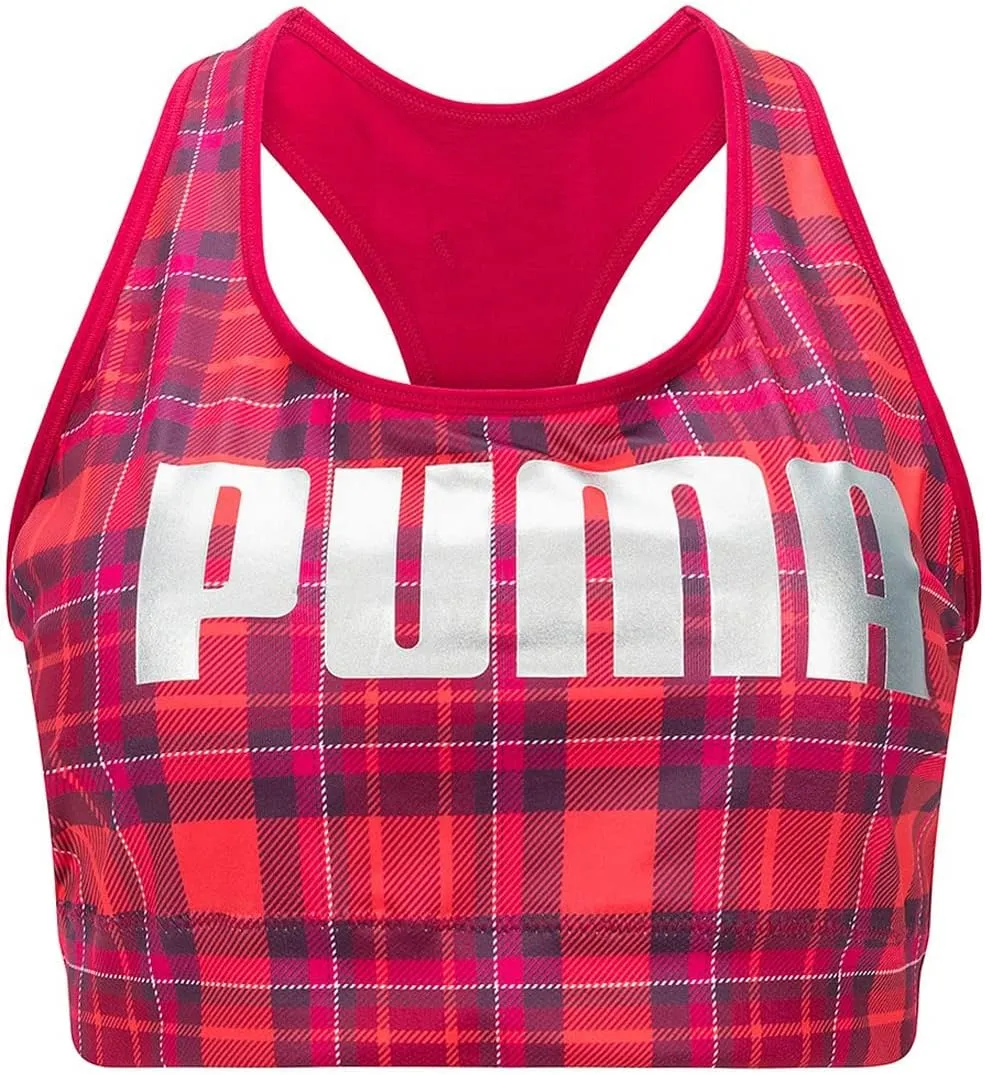 PUMA Women's Printed Racerback Sports Bra