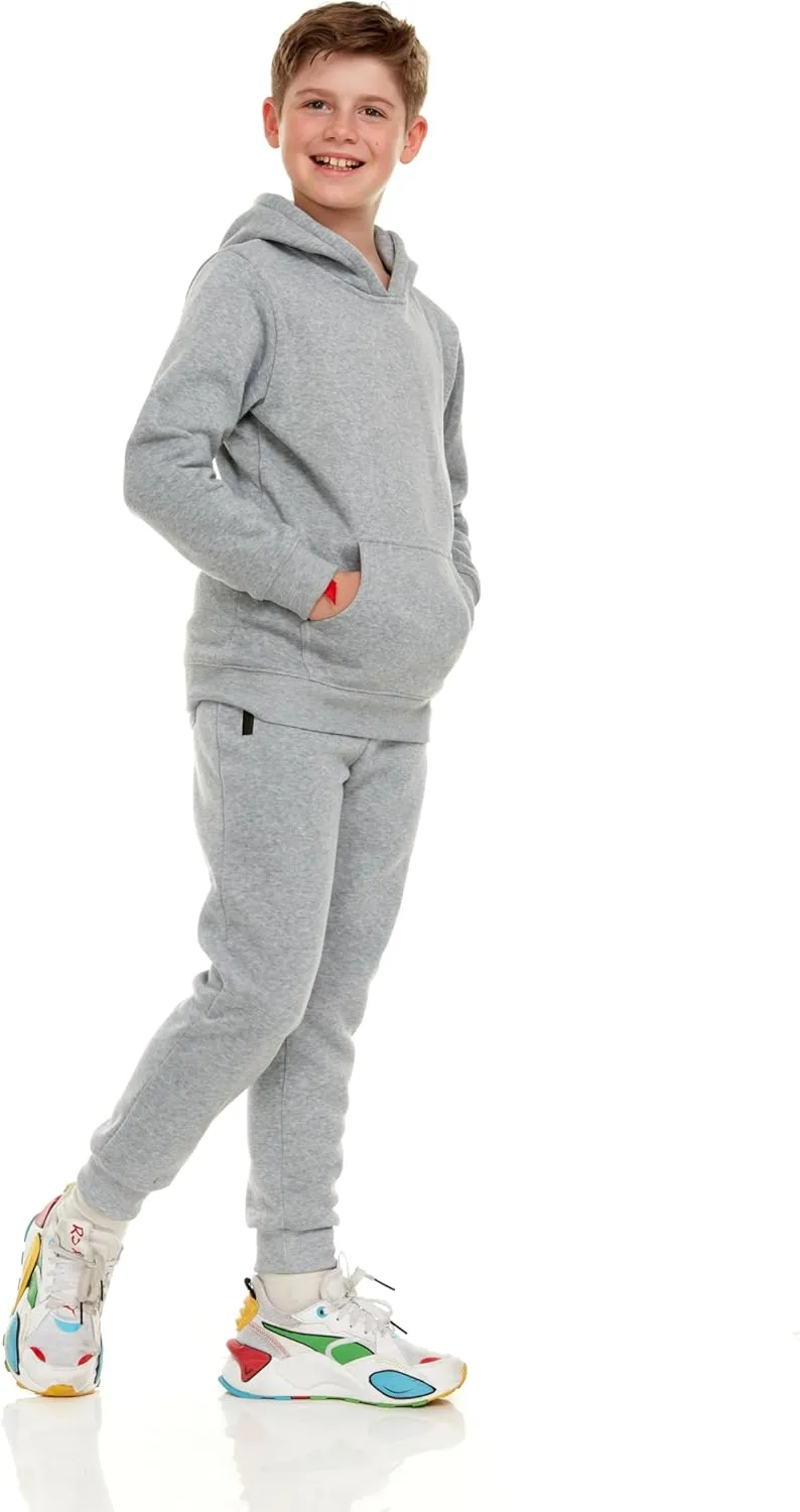 PURE CHAMP Boys 3 pack zip up hoodie Fleece long sleeve essentials hoodie for boys Athletic Kids Clothes Size 4-20