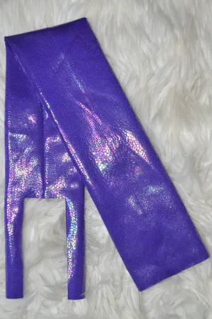 Purple Scales Tail Bag Iridescent