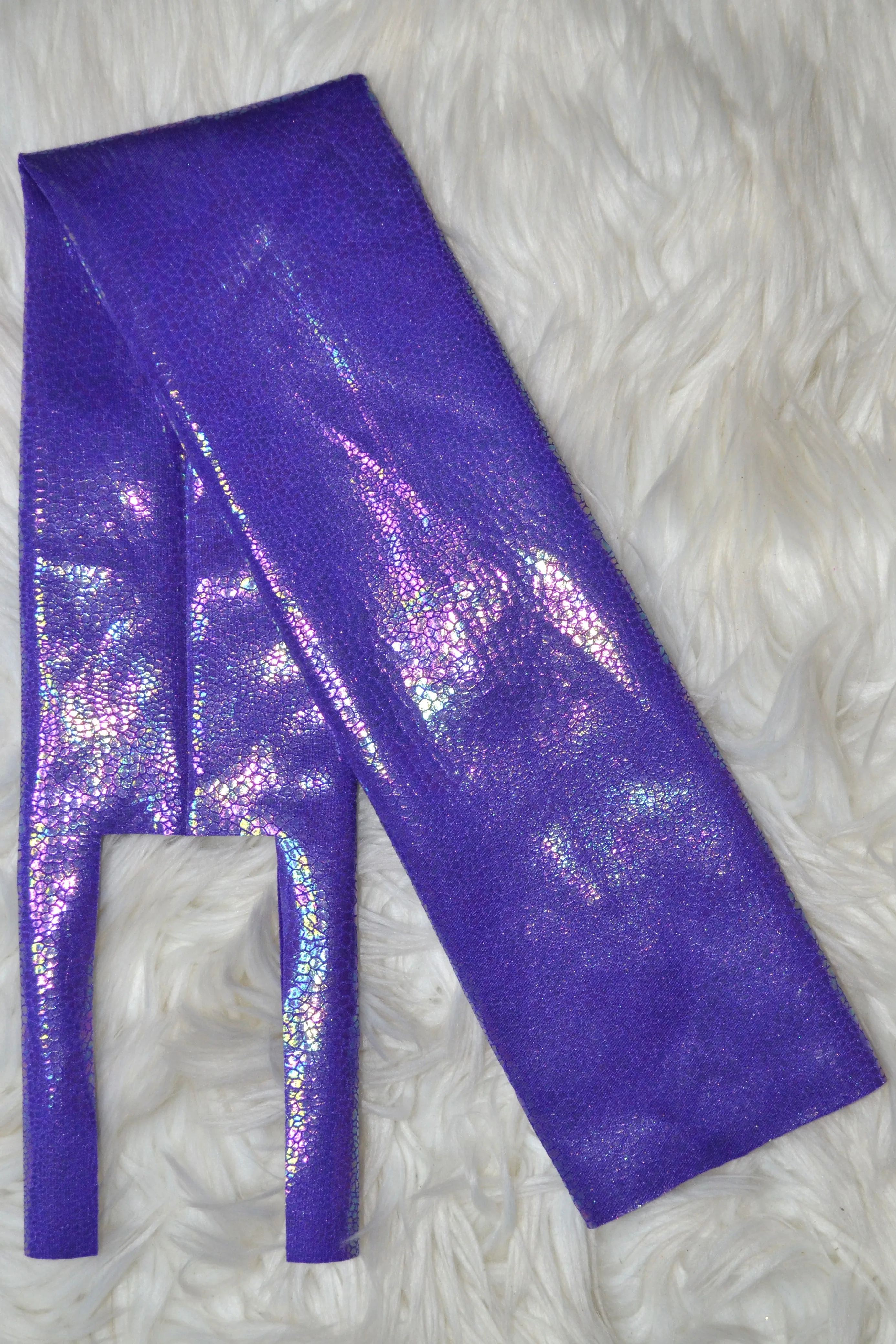 Purple Scales Tail Bag Iridescent