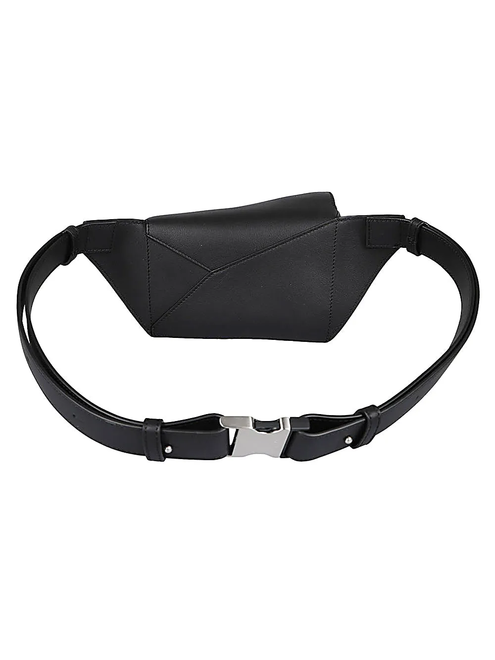 Puzzle edge mini leather bumbag