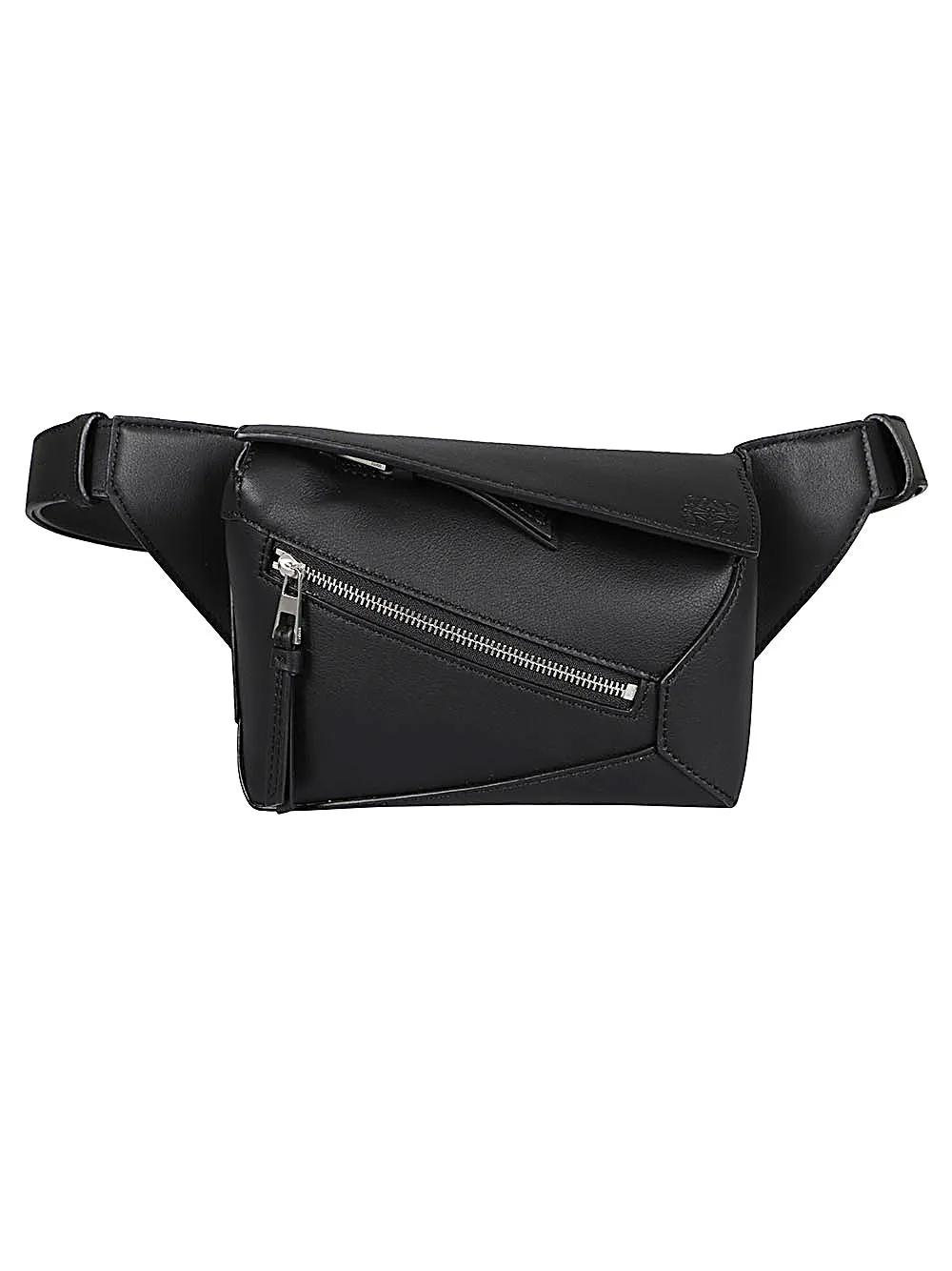 Puzzle edge mini leather bumbag