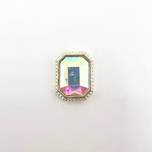 Queen - Nail Charms 10pc - #012 Gold Iridescent Rectangles